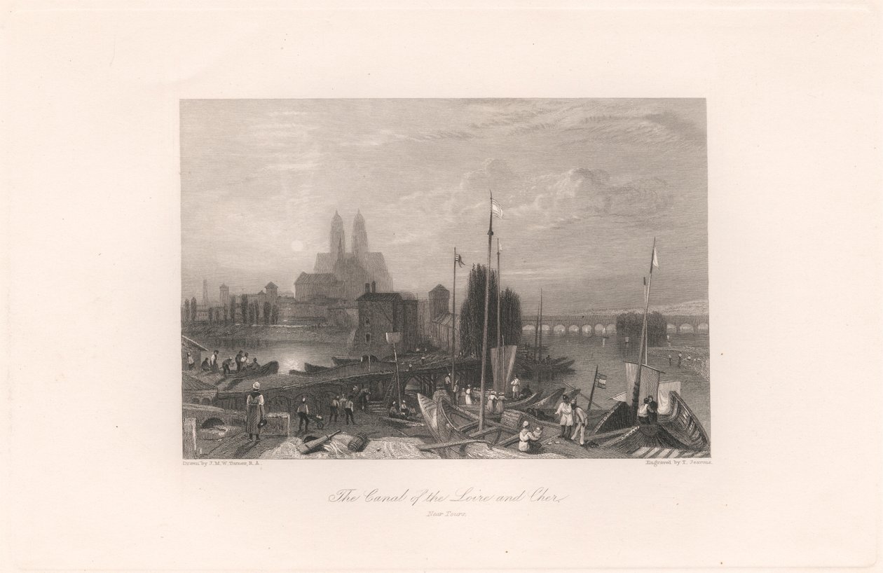 Loire ve Cher Kanalı, Turların Yakınında by Thomas Jeavons