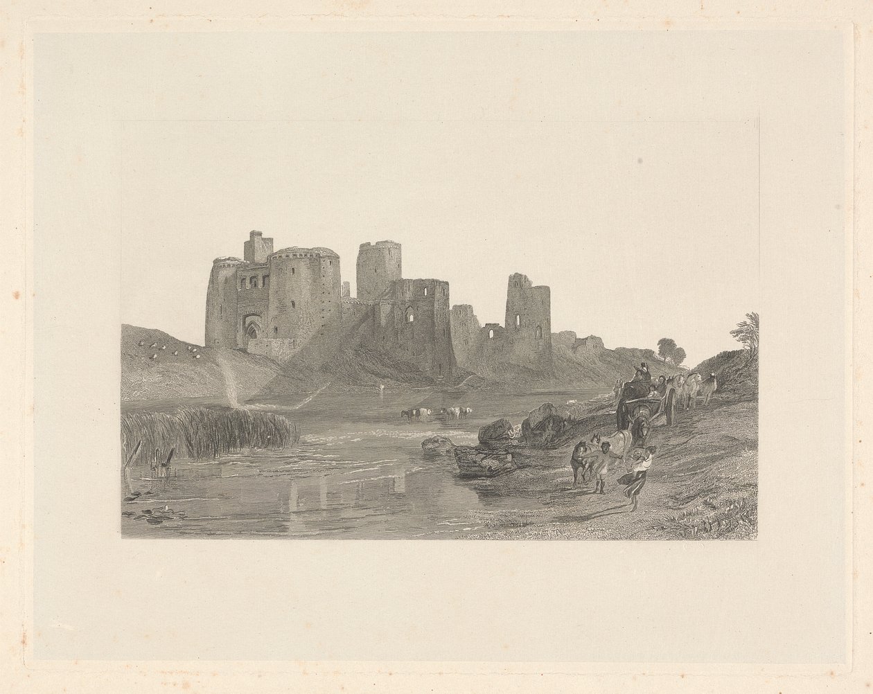 Kidwelly Kalesi, Güney Galler by Thomas Jeavons