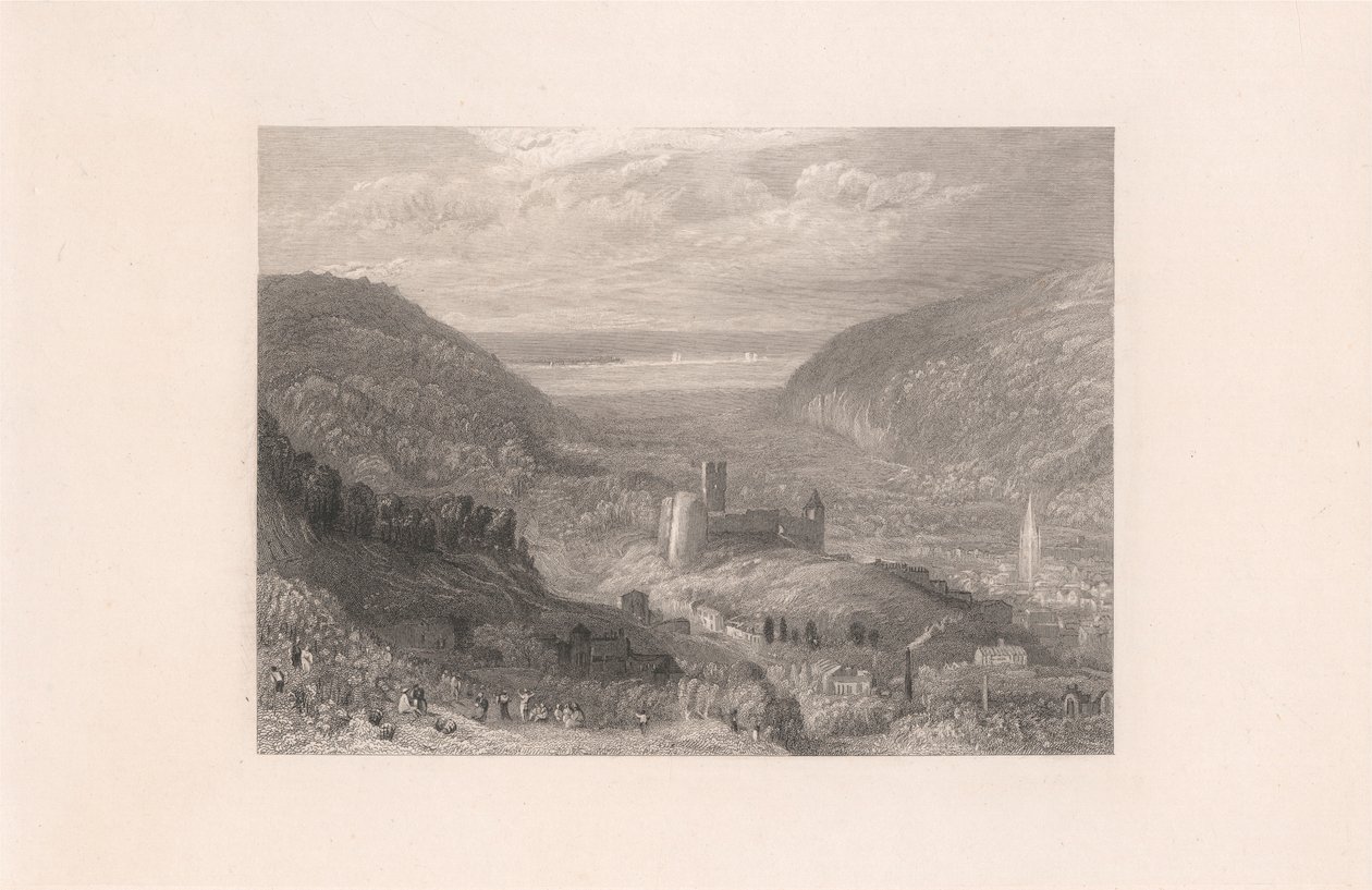 Lillebonne, Şato ve Kule by Thomas Jeavons