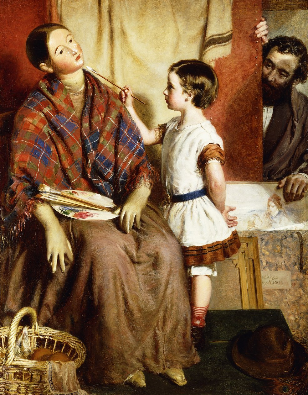 İlk Deneme, 1860 by Thomas John Hughes