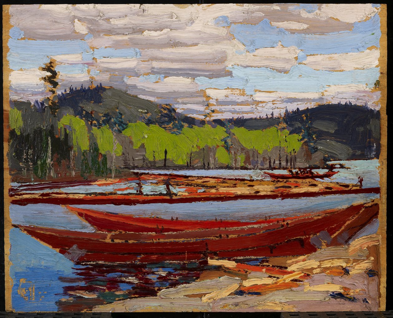 Tekneler, Yaz 1916 by Tom Thomson