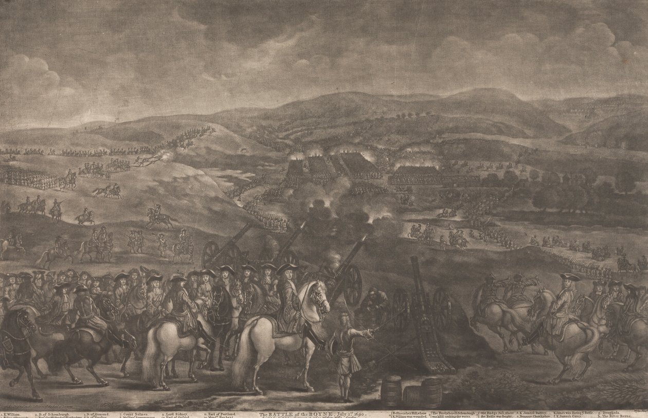 Boyne Muharebesi, 1 Temmuz 1690 by Thomas Kitchin