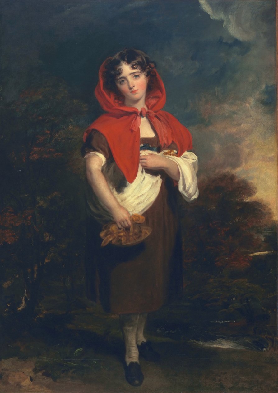 Emily Anderson: Kırmızı Başlıklı Kız, 1821 dolayları by Thomas Lawrence
