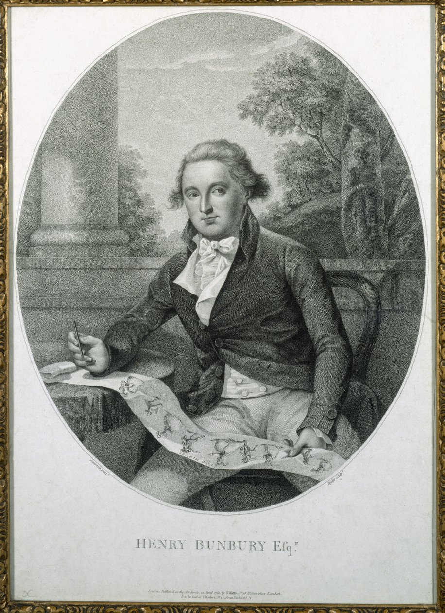 Henry William Bunbury, Thomas Ryder (1746-1810) 1789 tarafından oyulmuş by Thomas Lawrence