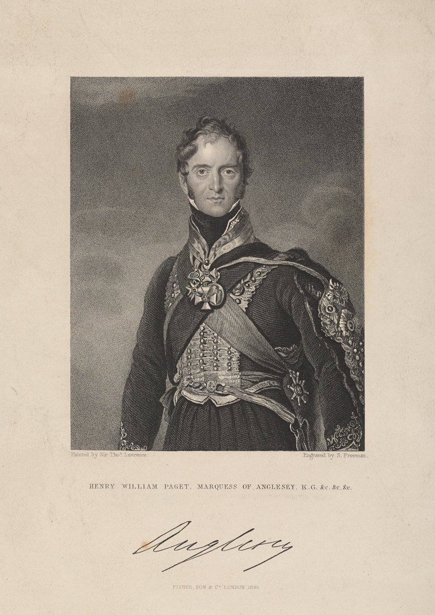 ?Henry William Paget, Anglesey K.G. Markisi?, 1846 by Thomas Lawrence