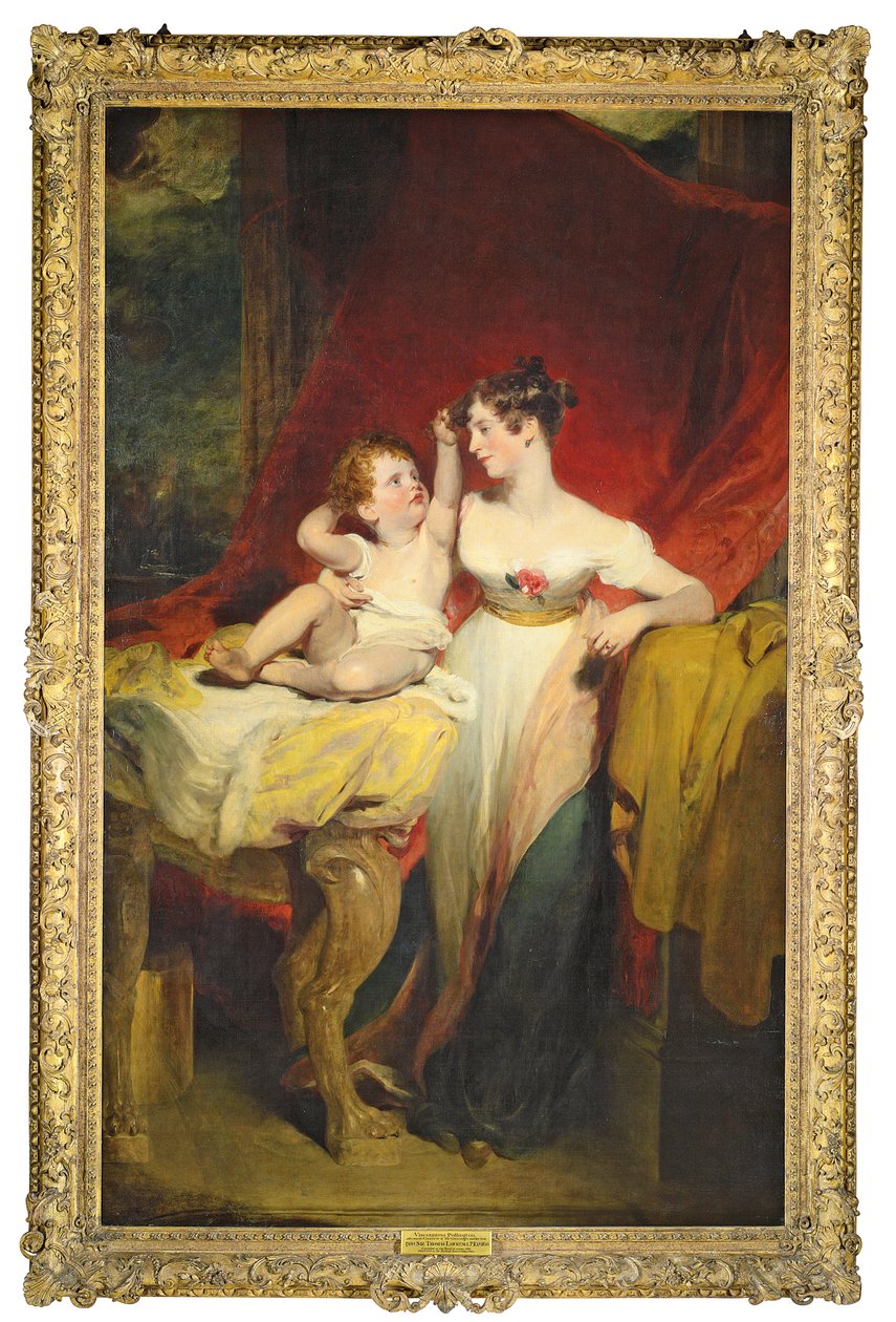 Anne, Vikontes Pollington, daha sonra Mexborough Kontesi (ö. 1870), oğlu John Charles (1810-99), daha sonra Mexborough 4. by Thomas Lawrence