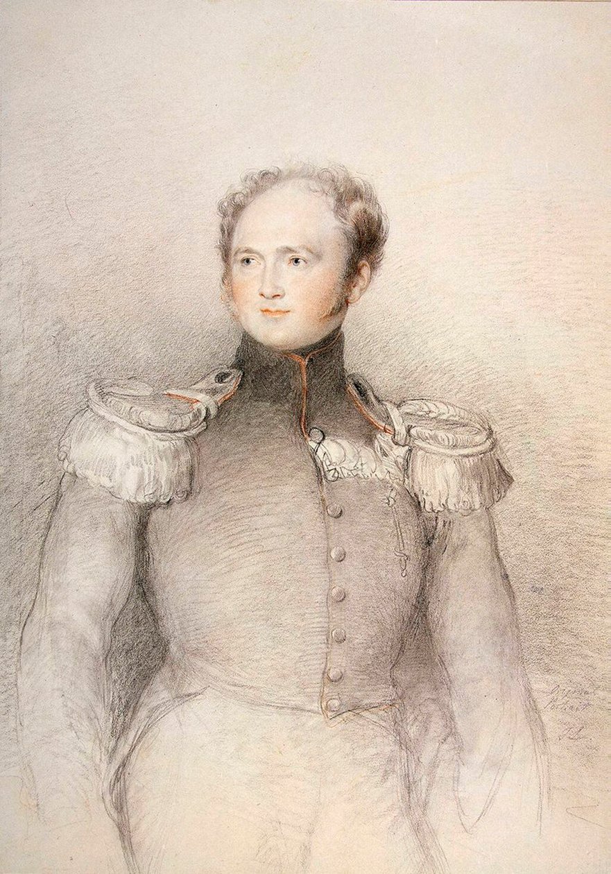 İmparator Alexander I 1777-1825, 1818 portresi. by Thomas Lawrence
