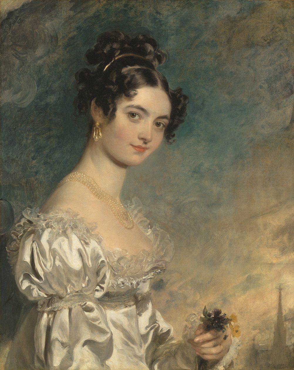 Leydi Selina Meade#39;nin Portresi (1797–1872) (tuval üzerine yağlıboya) by Thomas Lawrence