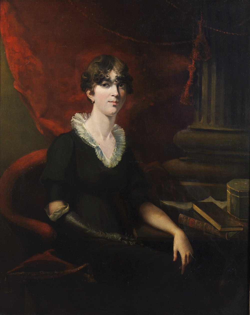 Bir Hanımefendinin Portresi, muhtemelen Sarah Harriet Burney (1772-1884) by Thomas Lawrence