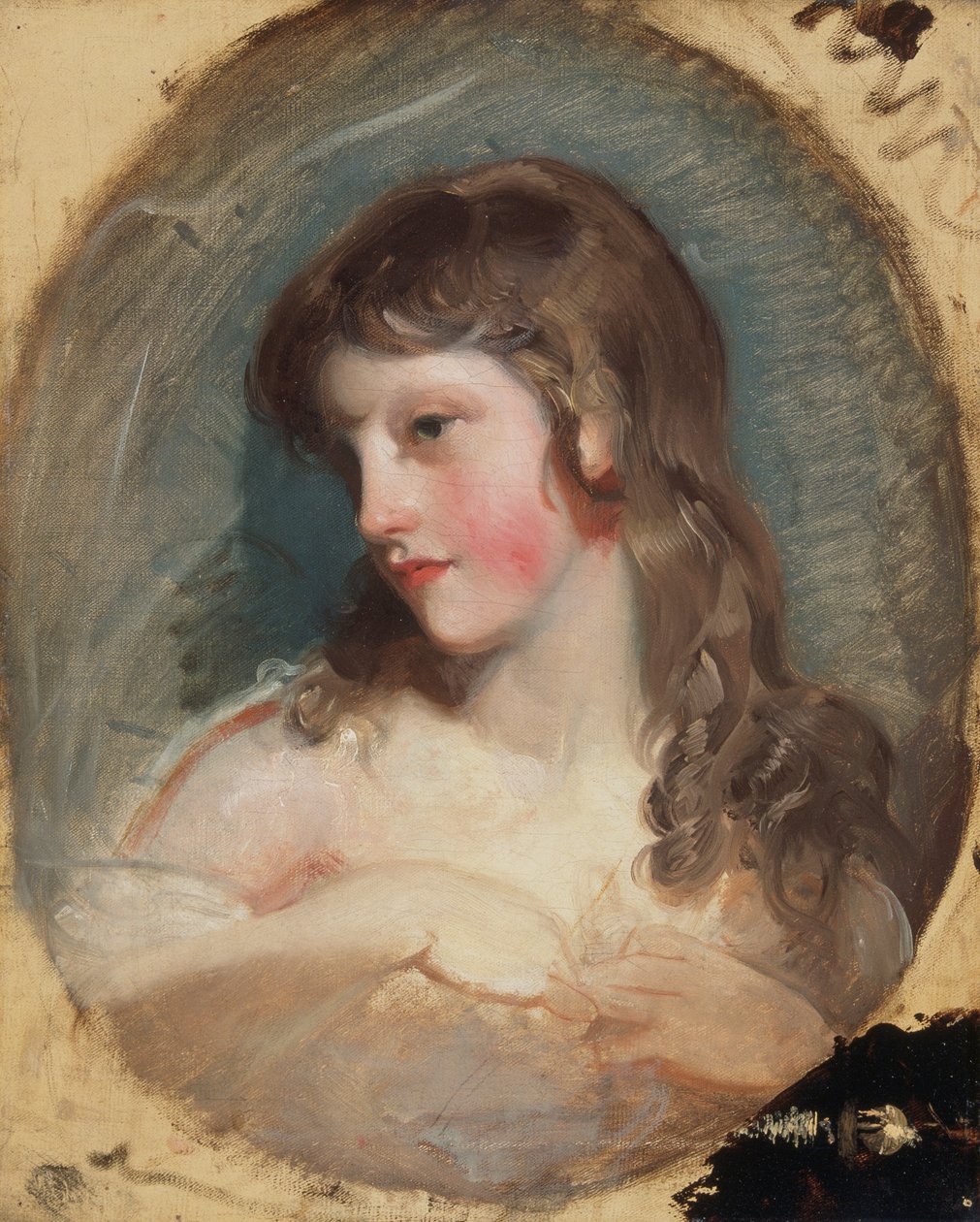Bir kızın çalışması, c1800. by Thomas Lawrence