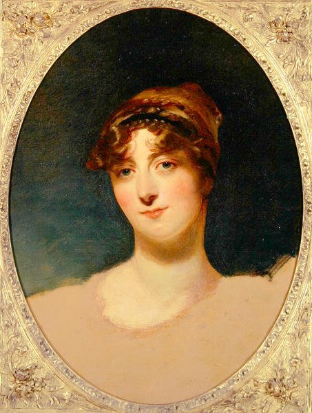 Vikontes Caroline Sydney (tuval üzerine yağlı boya) by Thomas Lawrence
