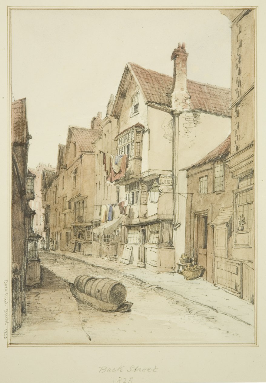 Arka Sokak, kuzeye bakıyor by Thomas Leeson the Elder Rowbotham