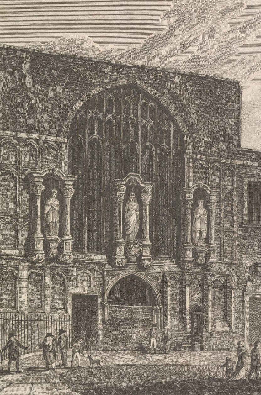 Guildhall'daki St. Magdelen Şapeli'nin görünümü by Thomas Lord Busby