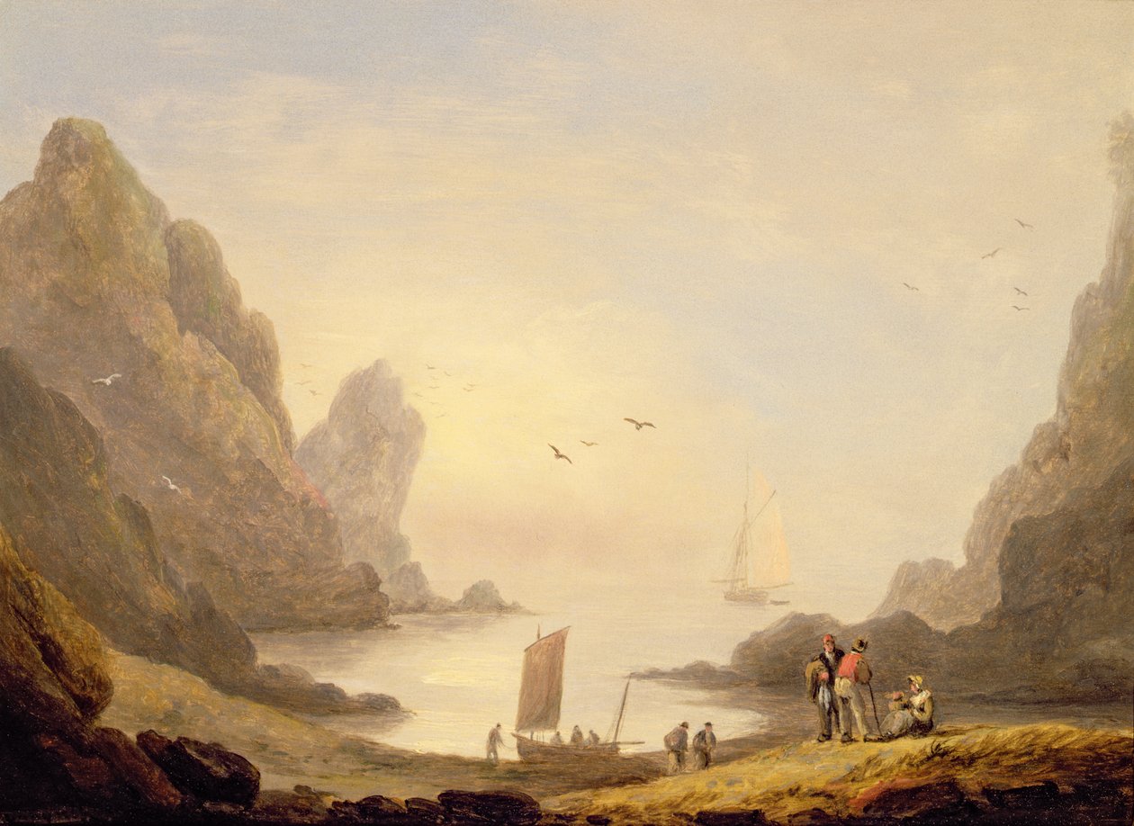 tenha bir koy by Thomas Luny
