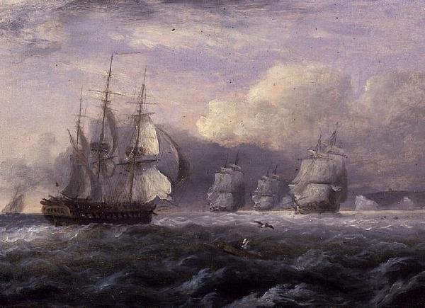 Sert Bir Esinti Öncesinde Koşmak - North Foreland, Kent Sahili by Thomas Luny