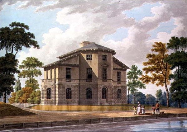 Sir Charles Azgill'in Richmond'daki Villasının Kuzey Doğu Görünümü by Thomas Malton Jnr.