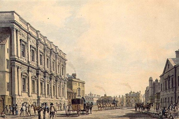 Birmingham Evi ile Whitehall by Thomas Malton Jnr.