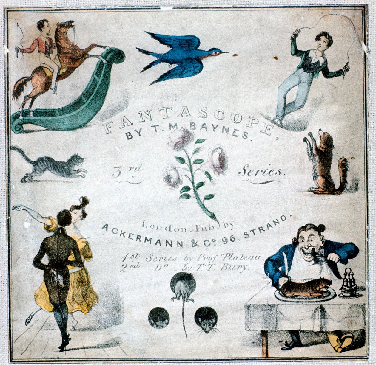 Bir Fantascope için talimat kitapçığı, 1833. by Thomas Mann Baynes