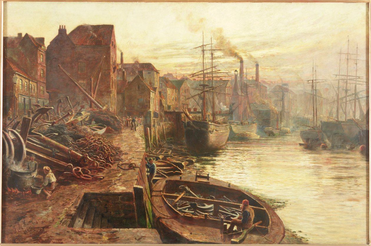 Eski Sunderland, 1885 by Thomas Marie Madawaska Hemy