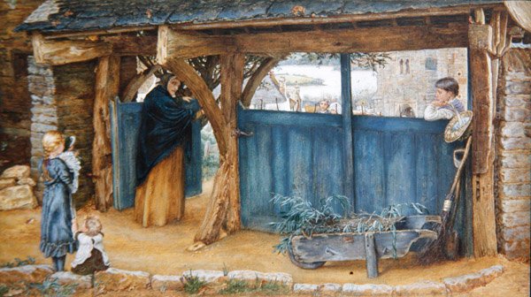 Bir Lych Kapısı by Thomas Matthews Rooke
