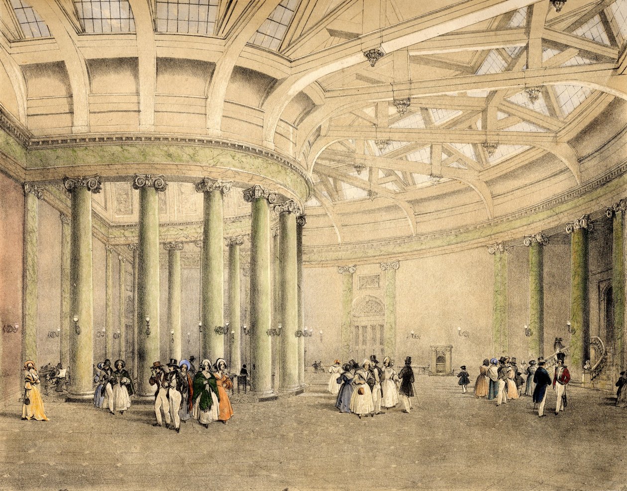 Merkezi Borsa, Haber Odası, c.1838 by Thomas Miles Richardson