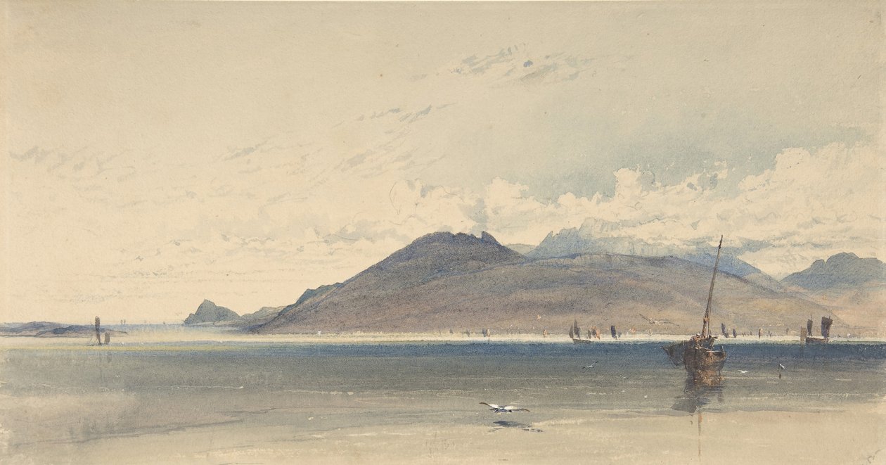 Arran Adası, Sabah Erken, 1830-39. by Thomas Miles Richardson I