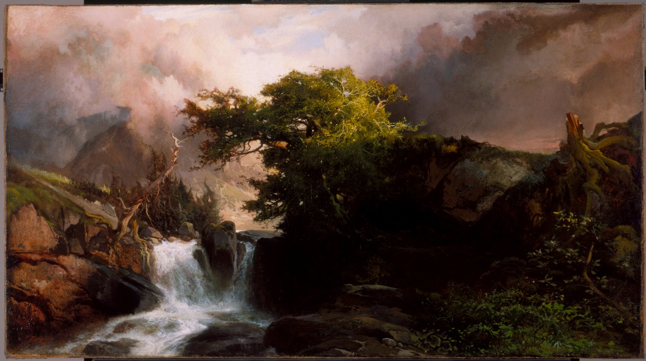 Bir Dağ Çayı, 1869 by Thomas Moran