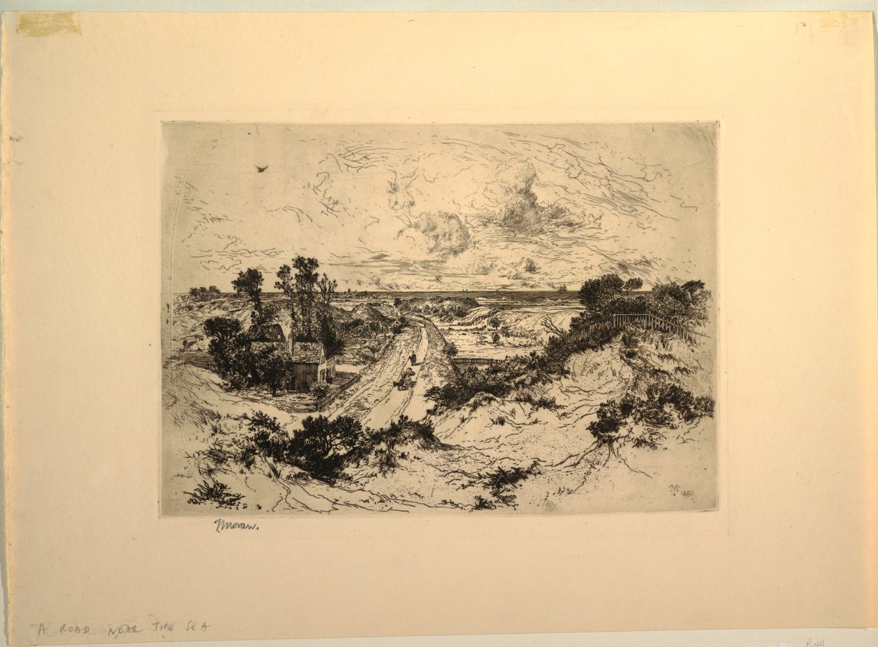 Denize Yakın Bir Yol, Easthampton, New York by Thomas Moran