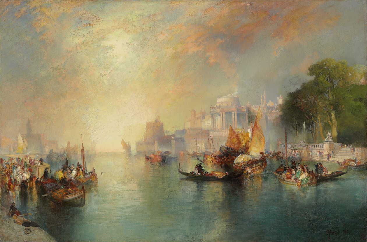 Binbir Gece Masalları, 1886 by Thomas Moran