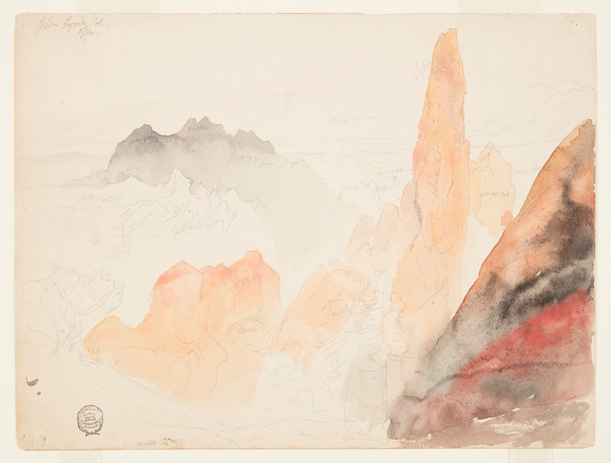 Glen Eyrie, Kolorado by Thomas Moran