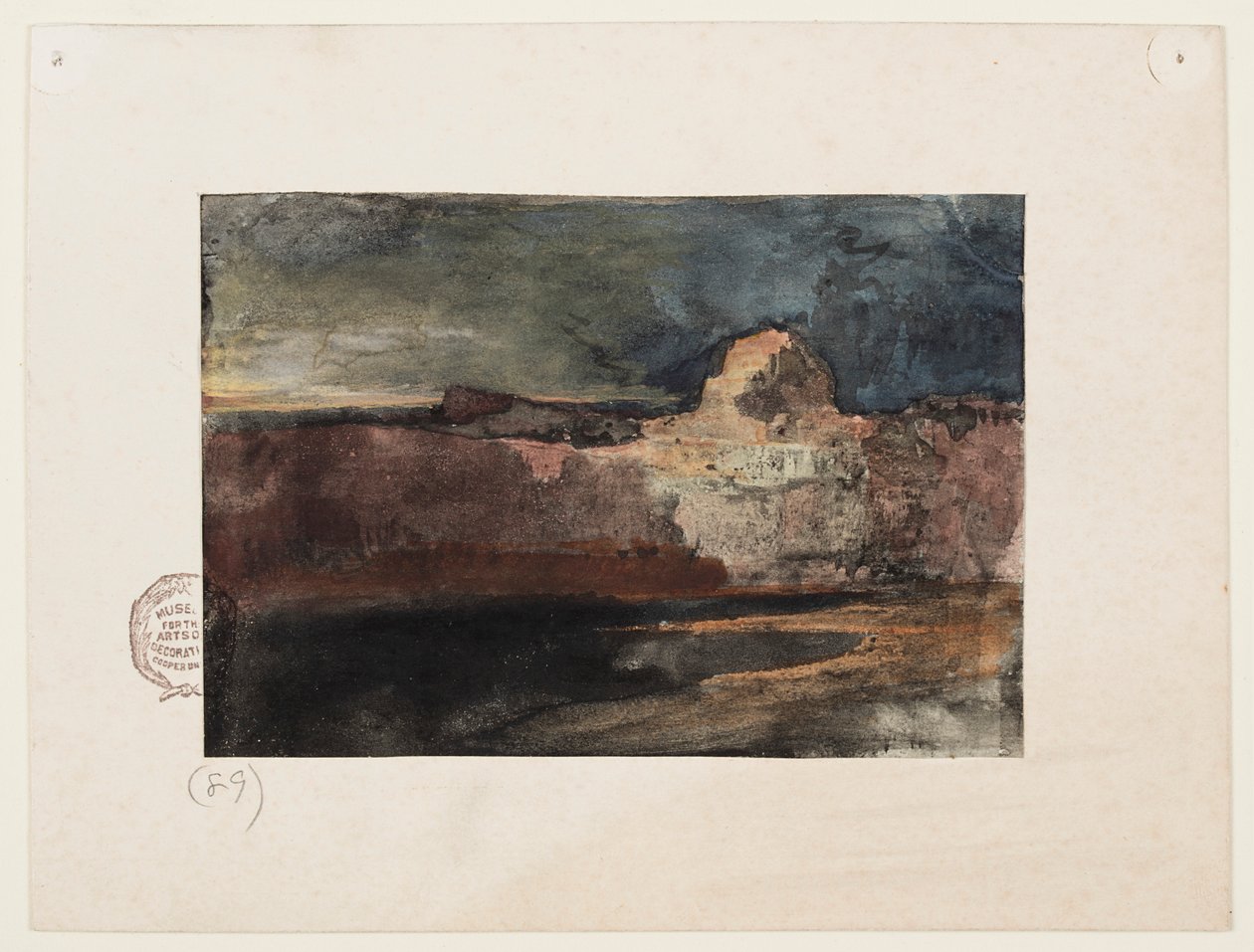 Fırtınalı Havada Büyük Kanyon, Arizona by Thomas Moran