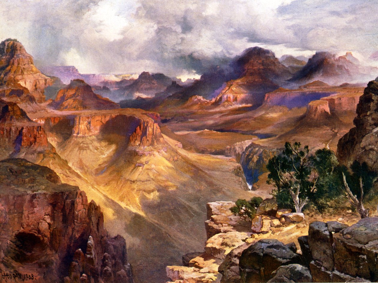 Colorado Büyük Kanyonu' by Thomas Moran
