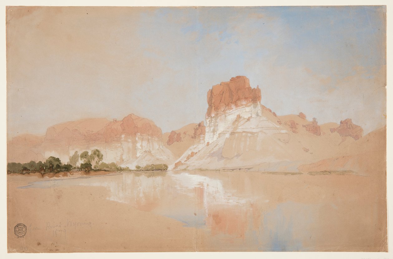Green River, Wyoming Bölgesi by Thomas Moran