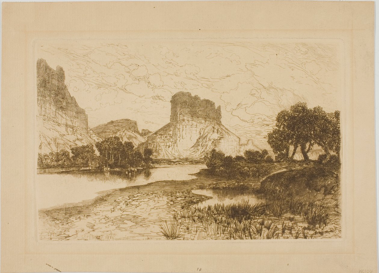 Green River, Wyoming Bölgesi by Thomas Moran