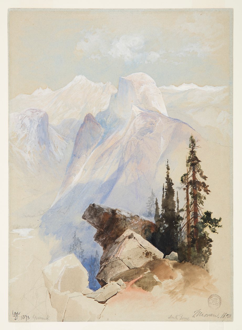 Yarım Kubbe, Yosemite by Thomas Moran