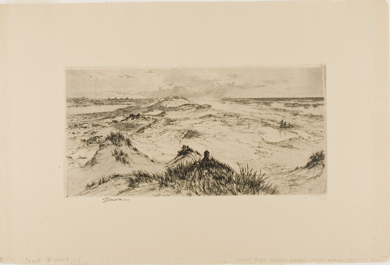 Kum Tepelerine Bakmak - Easthampton by Thomas Moran