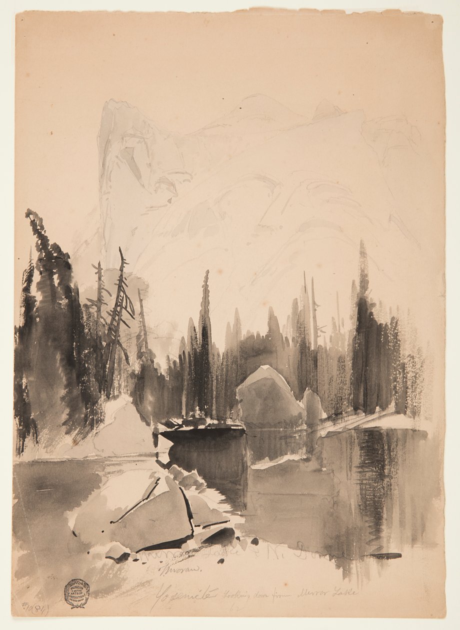 Ayna Gölü, Yosemite by Thomas Moran