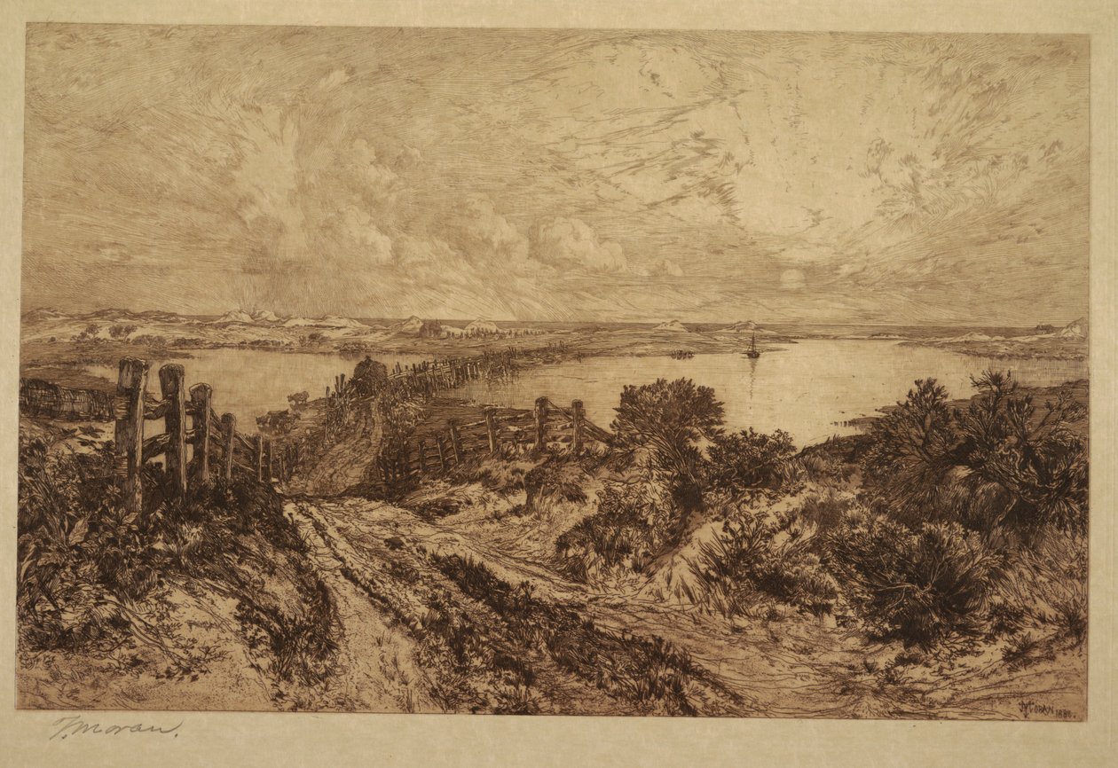 Sabah, Kanca Göleti, East Hampton by Thomas Moran