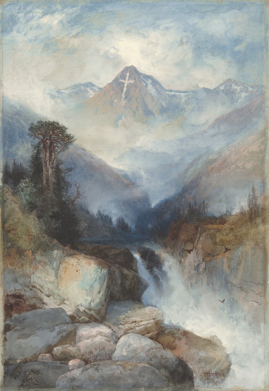 Kutsal Haç Dağı by Thomas Moran
