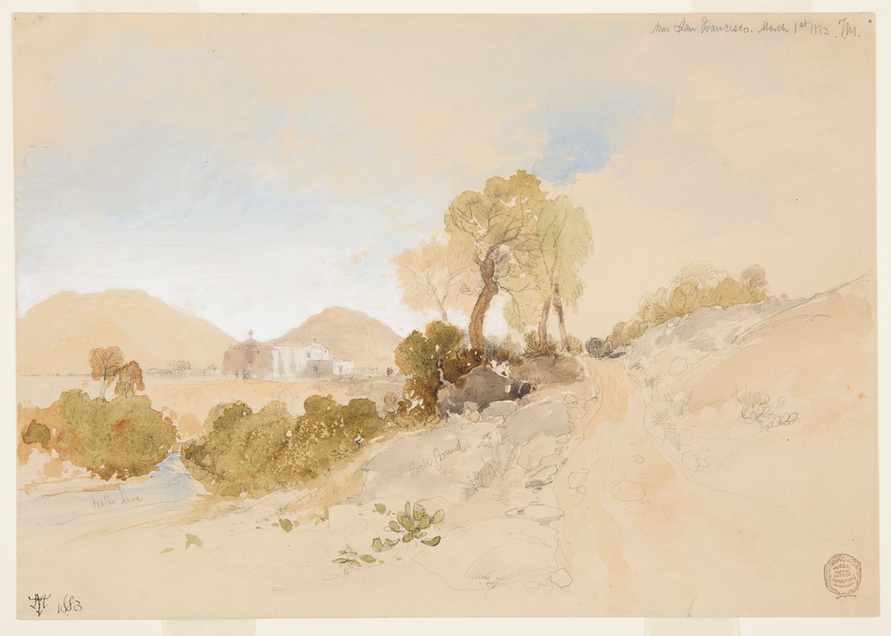 Yakın San Francisco, Meksika by Thomas Moran
