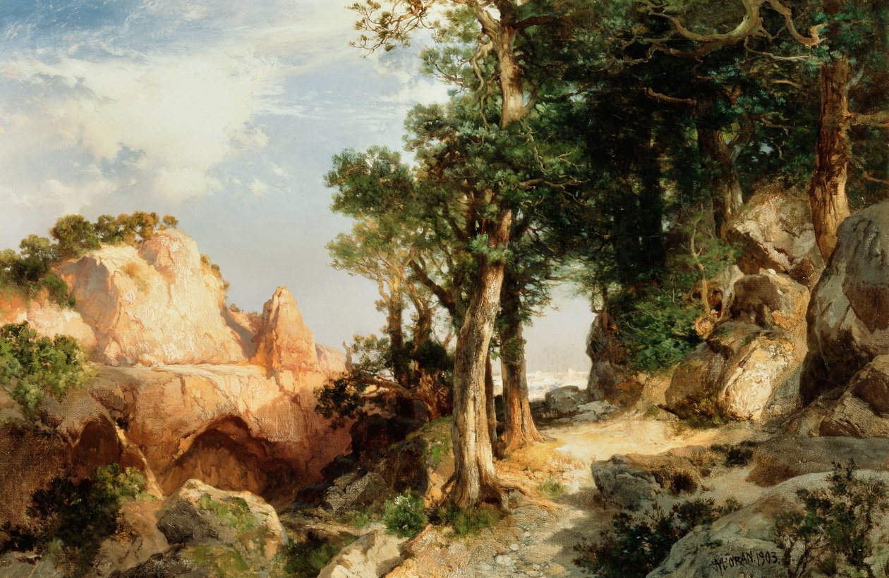Berry Yolunda - Arizona Büyük Kanyonu, 1903 by Thomas Moran