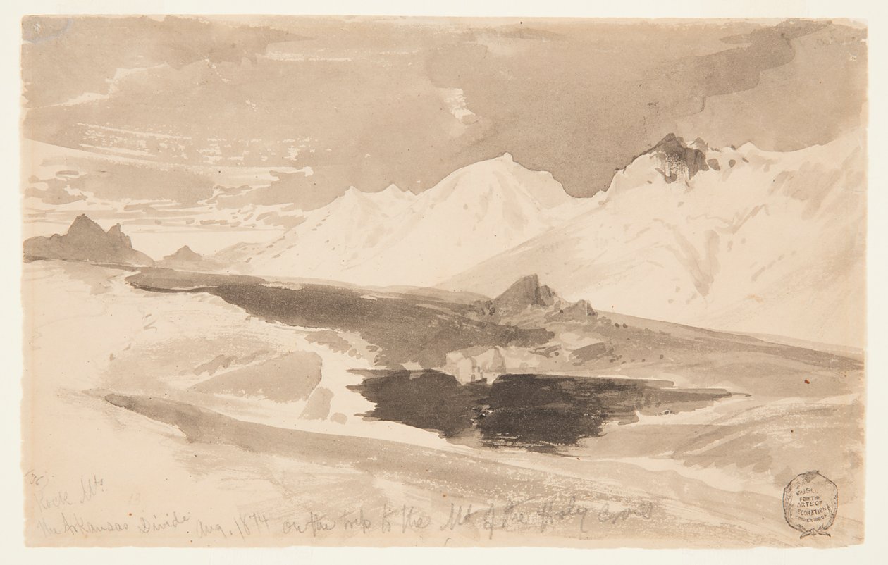 Arkansas Bölünmesi by Thomas Moran