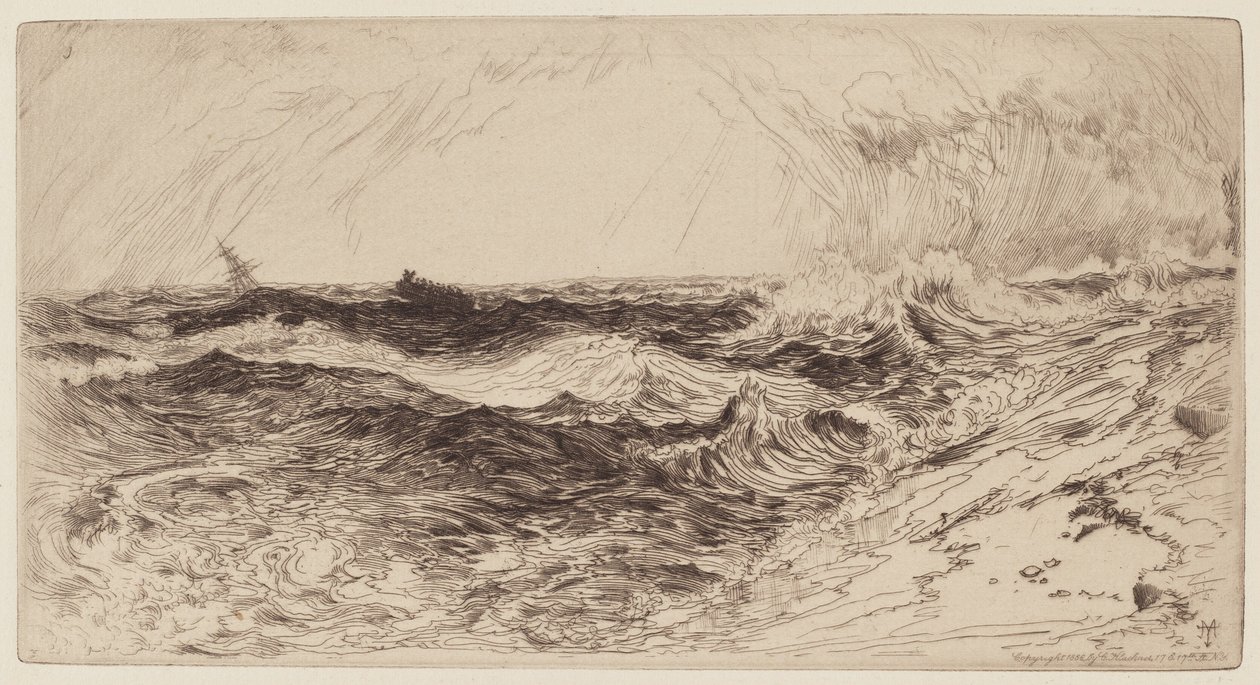 yankılanan deniz by Thomas Moran