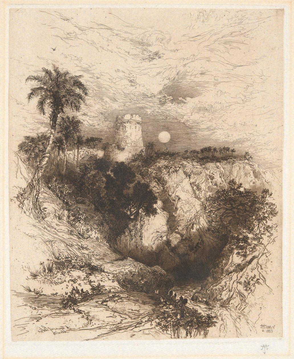 Cortez Kulesi, Meksika by Thomas Moran