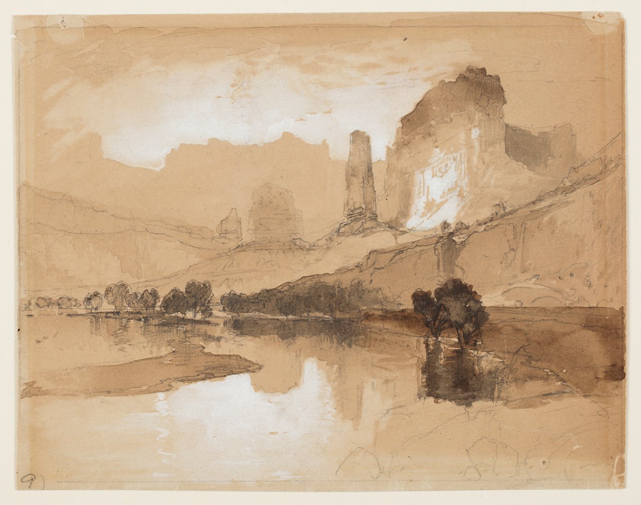 Şelalelerin Altında Yellowstone by Thomas Moran