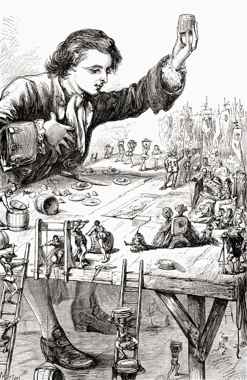 İmparatorluk Majesteleri, kendisinin ve kraliyet eşinin benimle yemek yeme mutluluğuna sahip olmasını istedi, 1875 dolaylarında yayınlanan 