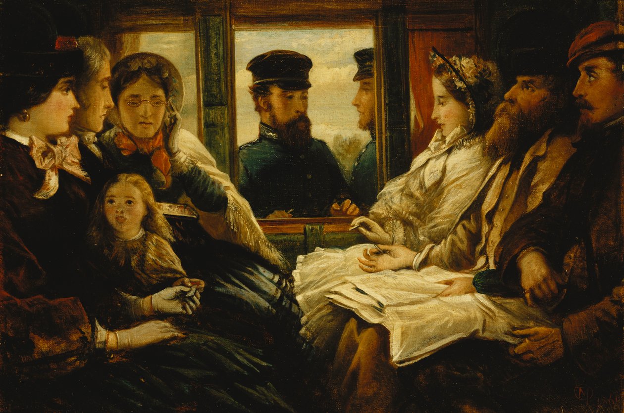 Şimdiki 1860 "Biletler Lütfen", 1861 by Thomas Musgrave Joy
