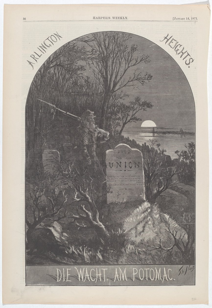 Arlington Tepeleri. Die Wacht. Potomac