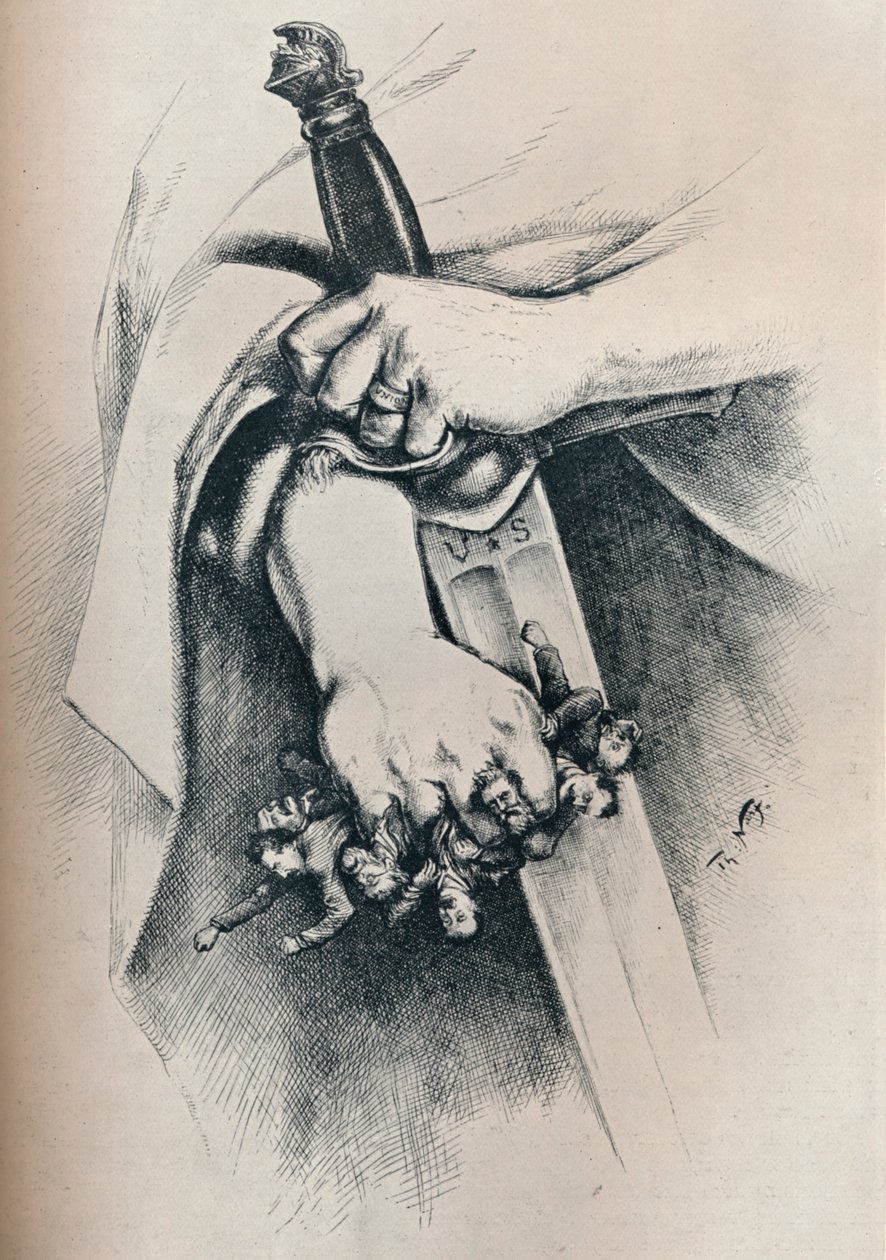 Özgürlük Anarşi Değildir, 1886, 1929 by Thomas Nast