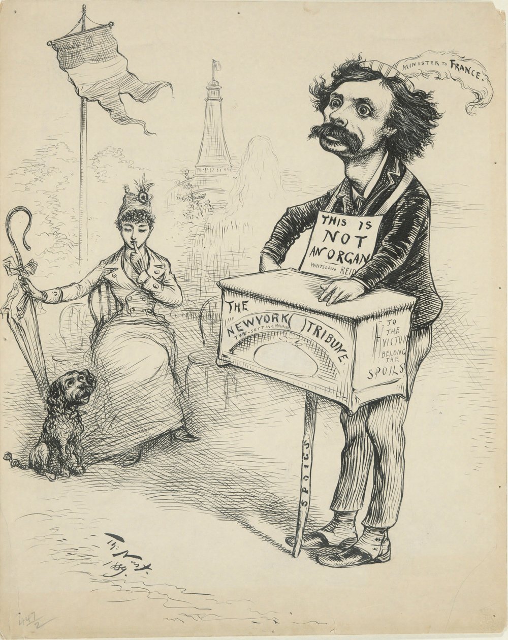 Ganimet Kazananlara Aittir by Thomas Nast